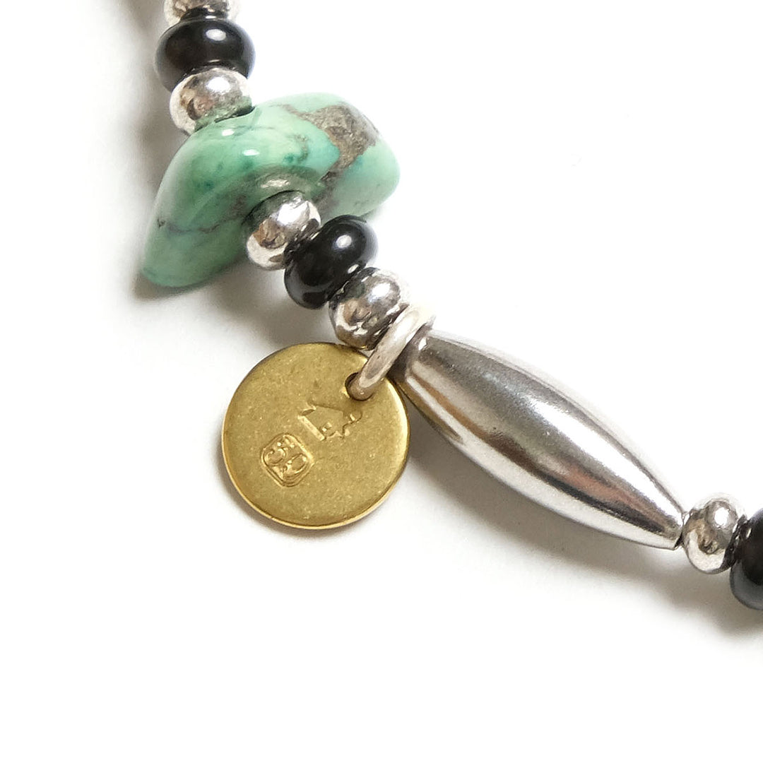 【SUN HOUSE 別注】SunKu - Pipe Beads Bracelet - Onyx - SKSH26-01-ONX