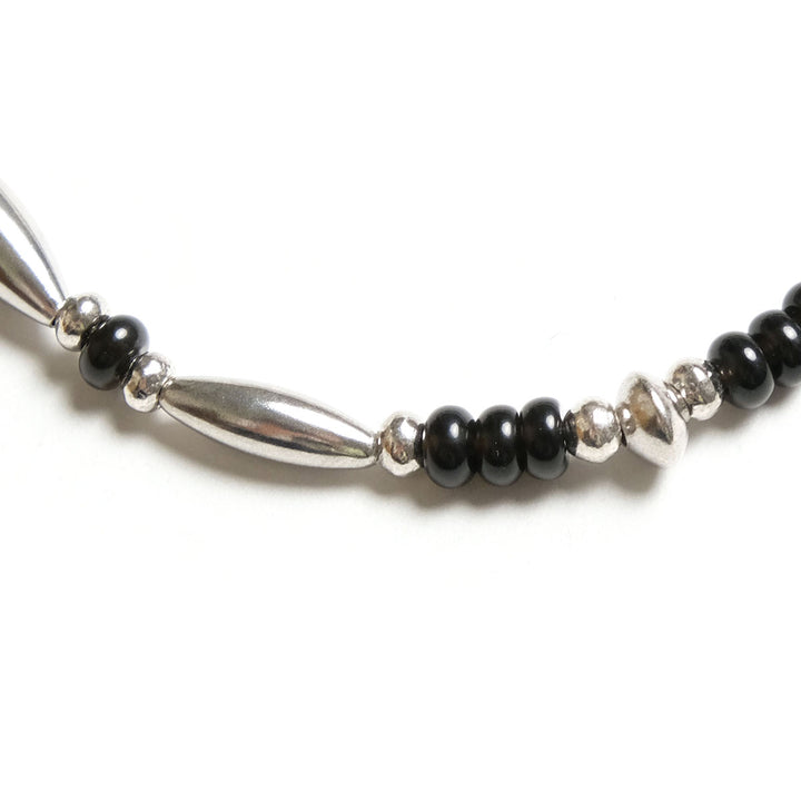 【SUN HOUSE 別注】SunKu - Pipe Beads Bracelet - Onyx - SKSH26-01-ONX