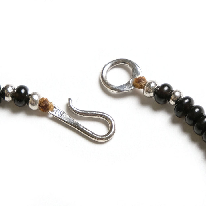 【SUN HOUSE 別注】SunKu - Pipe Beads Bracelet - Onyx - SKSH26-01-ONX