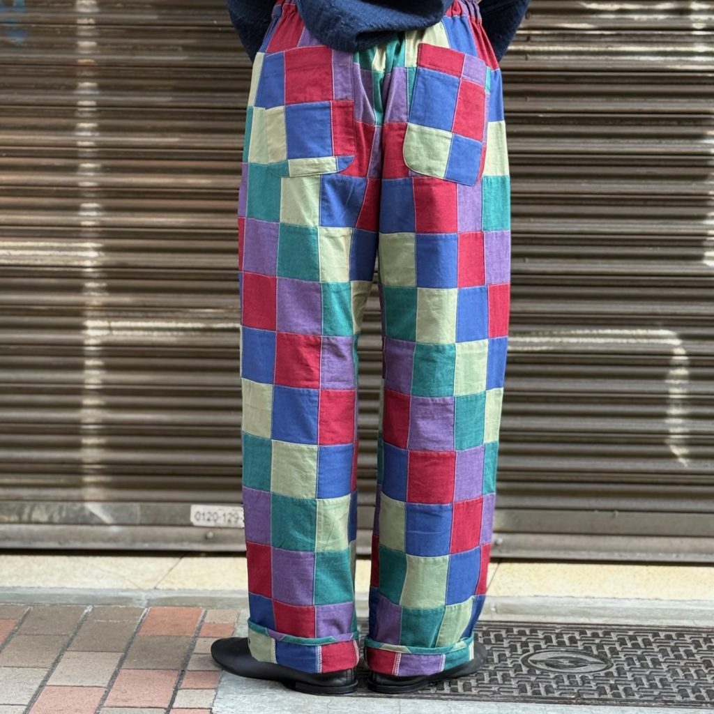 Needles - String Easy Pant - Cotton Oxford Patchwork - SX317