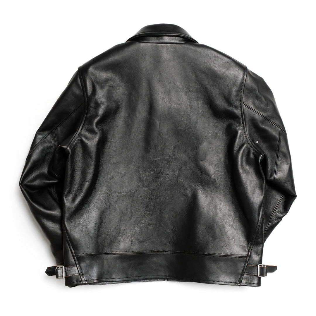T.T - LOT.802 - COSSACK LEATHER JACKET - BLACK - TTSS26802