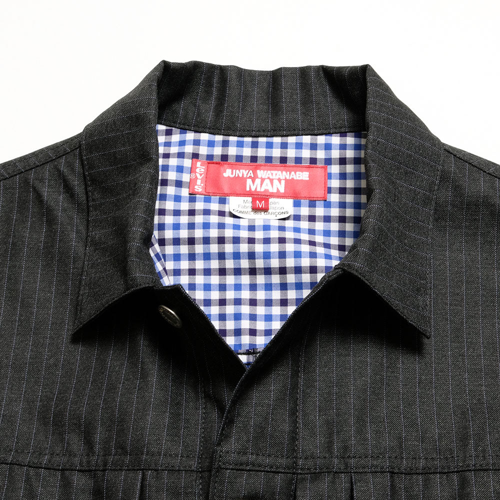 JUNYA WATANABE MAN - Ester Viscose Stripe 2nd Jacket - Collaborated with Levi's - WQ-J210-051