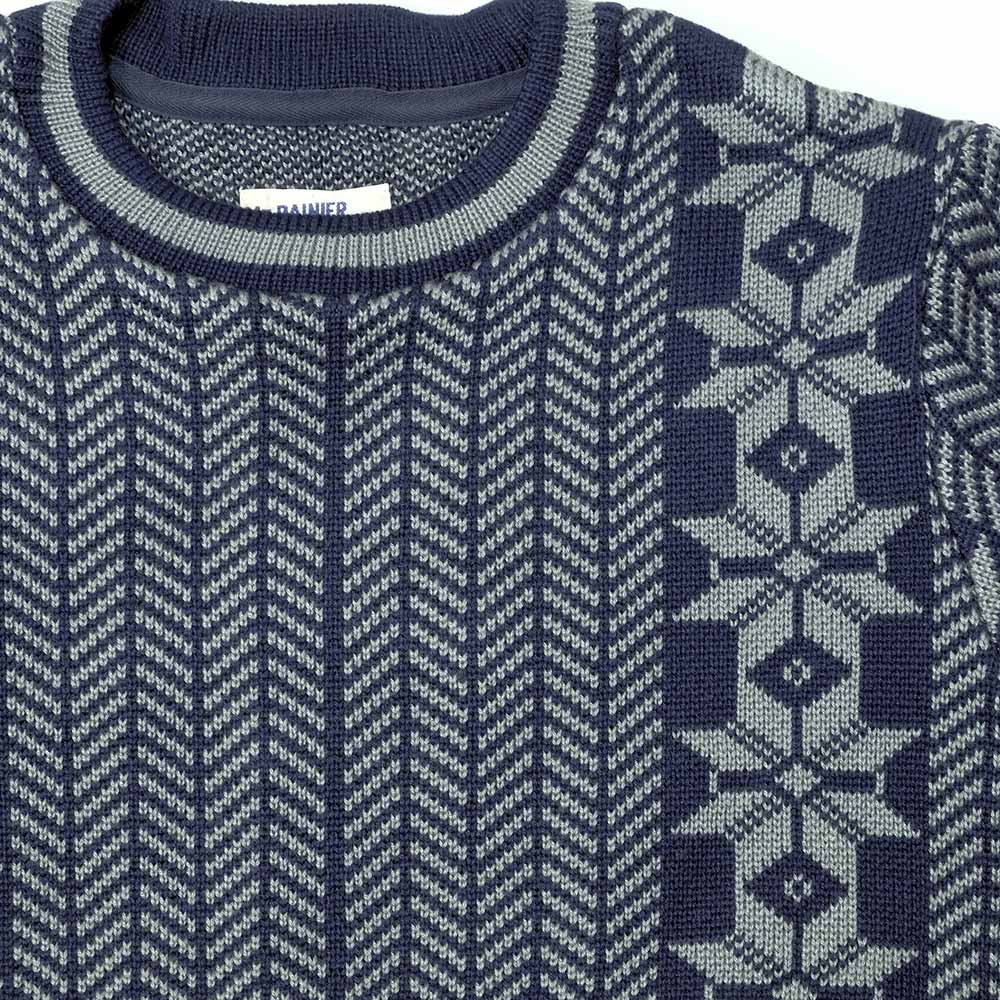 Mt RAINIER DESIGN - ジャカードクルーネックセーター