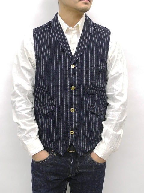 NOBLE MINE - 9oz. WABASH STRIPE WORK VEST