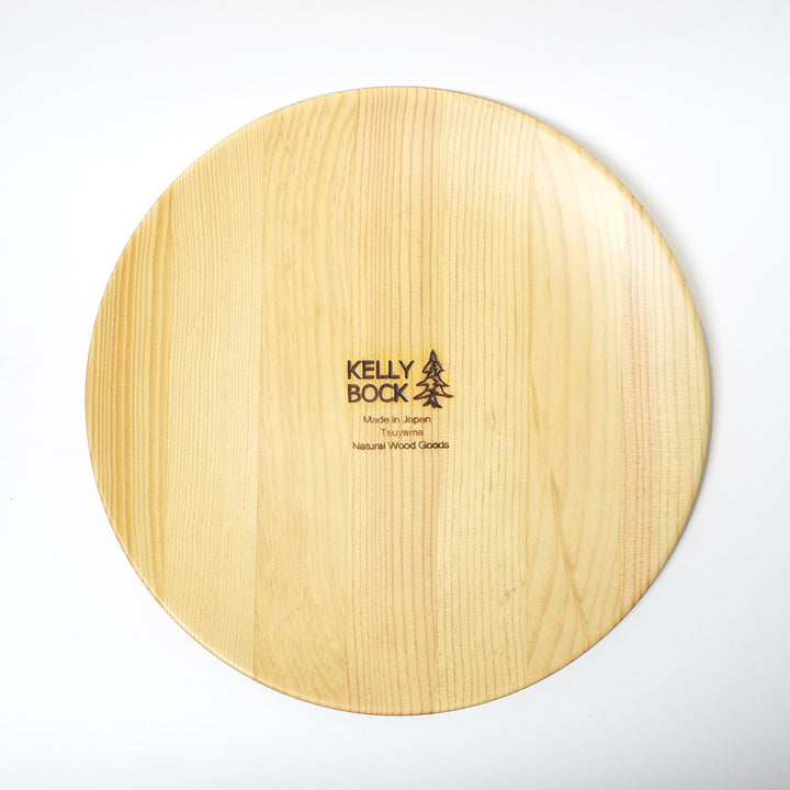 KELLY BOCK - Wooden Round Plate Medium