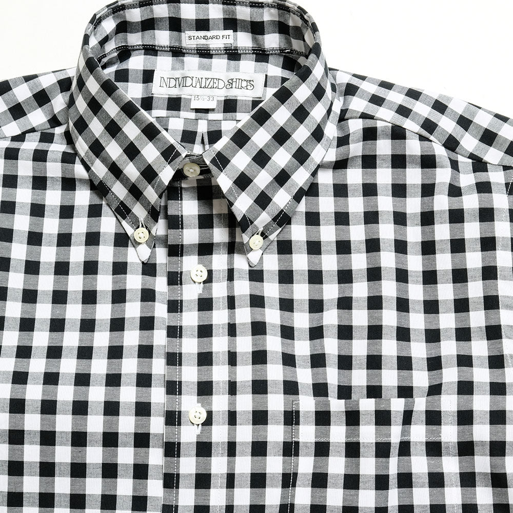 INDIVIDUALIZED SHIRTS - BIG GINGHAM CHECK L/S STANDARD FIT B.D. SHIRTS