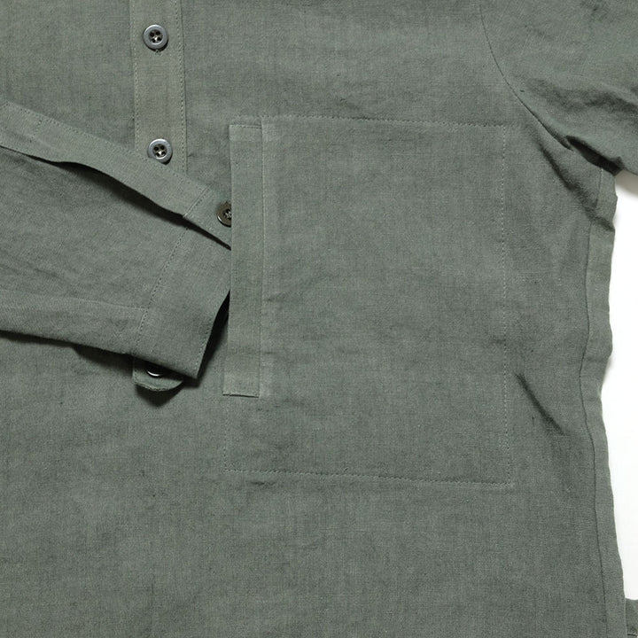 FRANK LEDER - BELGIAN LINEN PULL OVER SHIRT