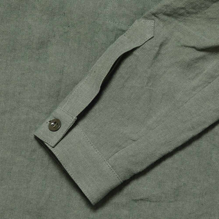 FRANK LEDER - BELGIAN LINEN PULL OVER SHIRT