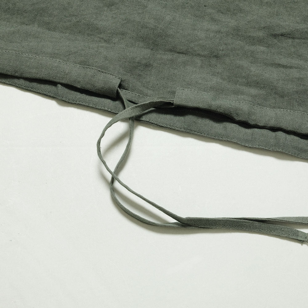FRANK LEDER - BELGIAN LINEN PULL OVER SHIRT