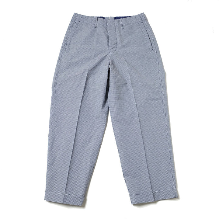 HAVERSACK - P/C Gingham Check Wide Pants