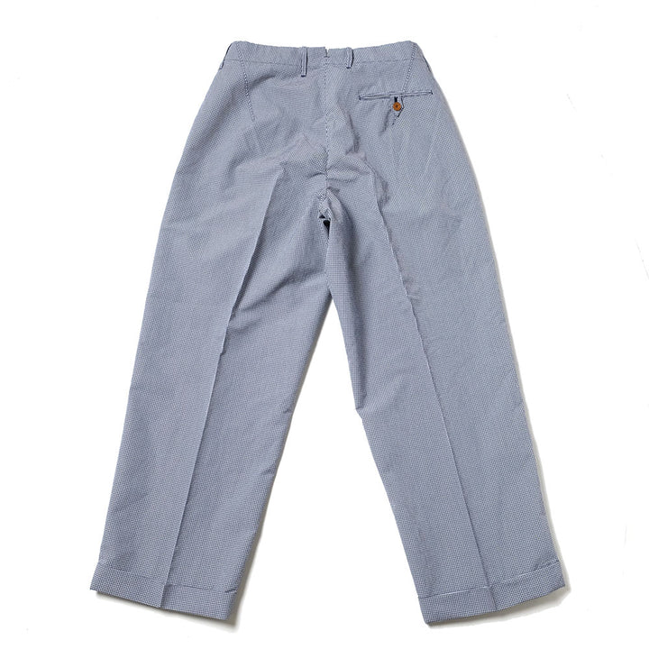 HAVERSACK - P/C Gingham Check Wide Pants