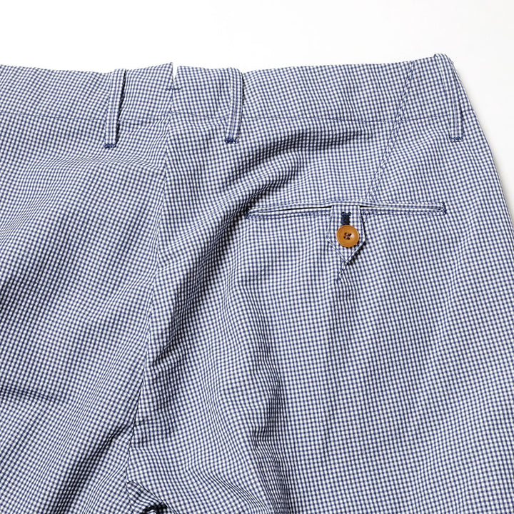 HAVERSACK - P/C Gingham Check Wide Pants