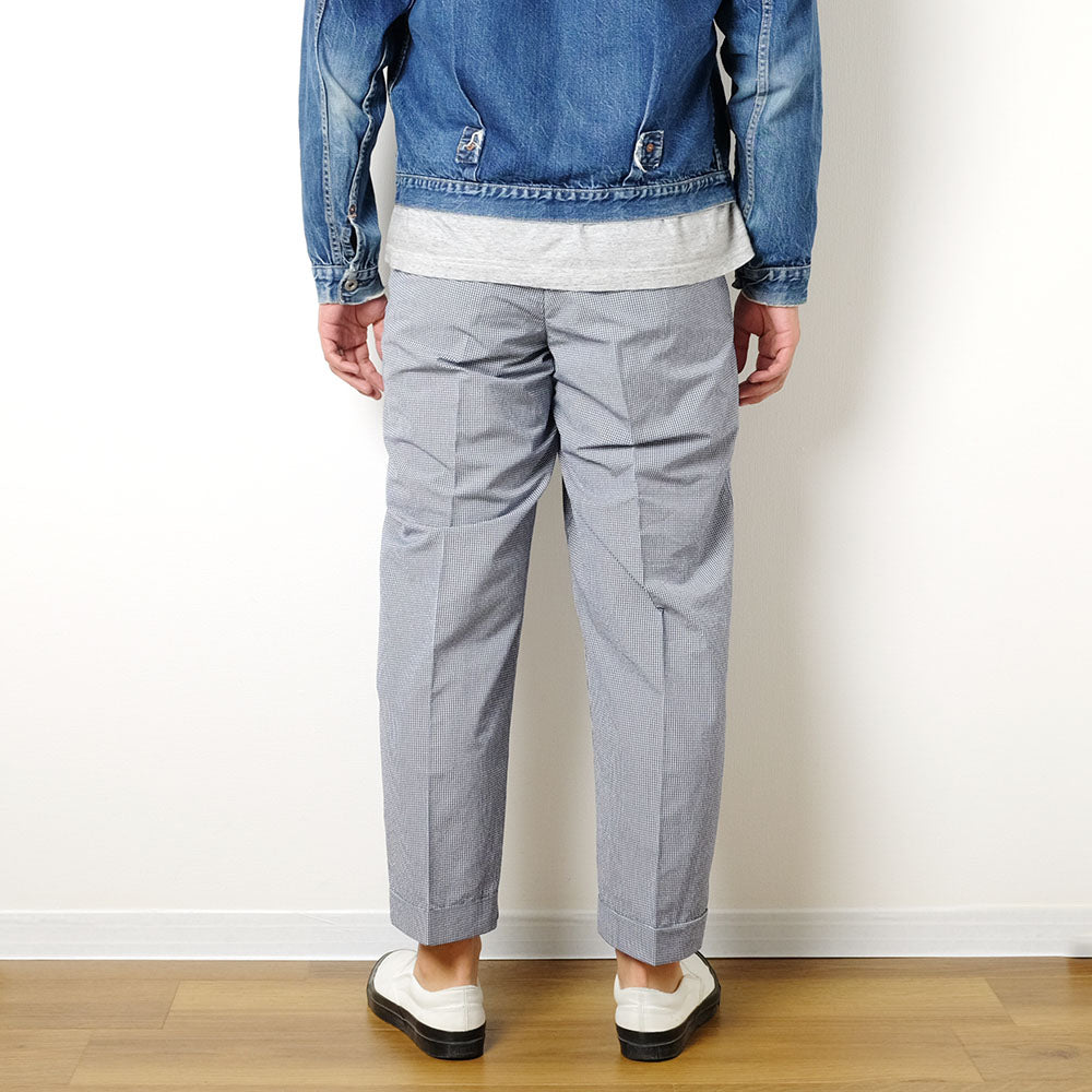 HAVERSACK - P/C Gingham Check Wide Pants