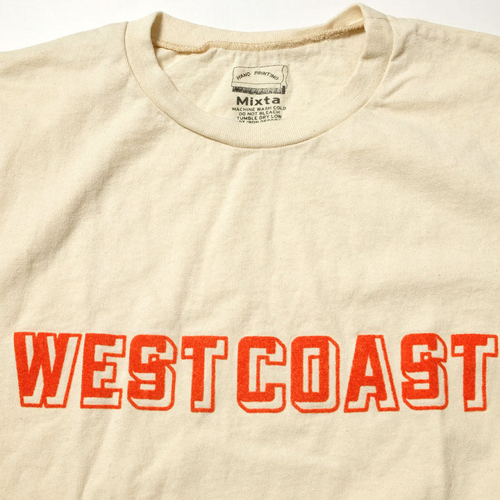 Mixta - CREW NECK PRINT TEE - WEST COAST
