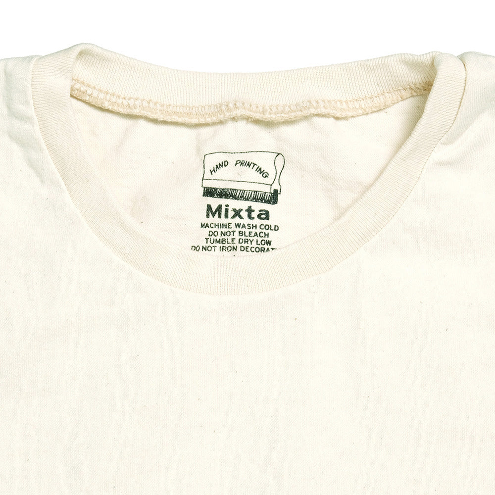 Mixta - CREW NECK PRINT TEE - SHARE LOVE