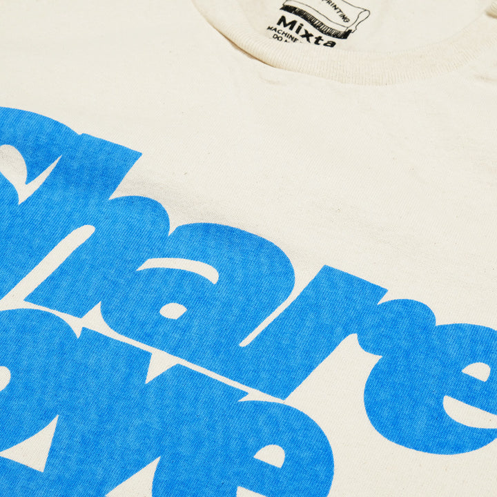 Mixta - CREW NECK PRINT TEE - SHARE LOVE
