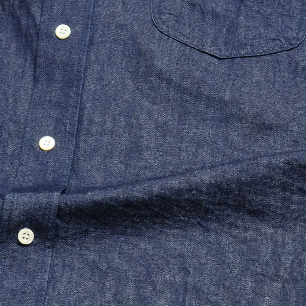 NOBLE MINE - 8.5 oz. BLUE DENIM WORK SHIRT - INDIGO