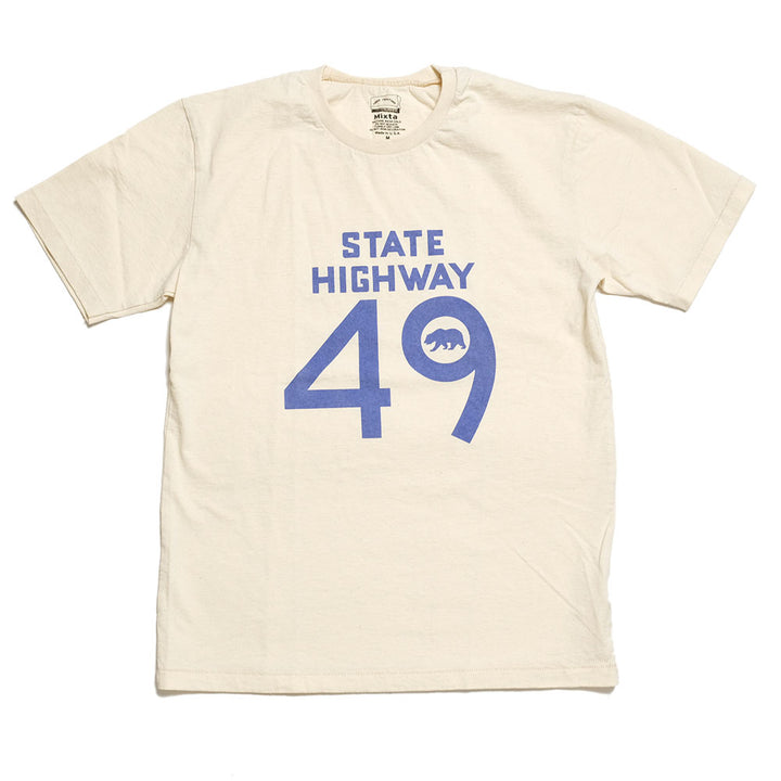 Mixta - CREW NECK PRINT TEE - STATE HIGHWAY 49