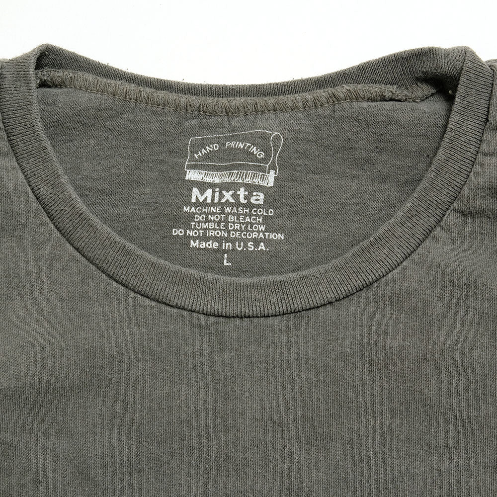 Mixta - CREW NECK PRINT TEE - BLACK BELT