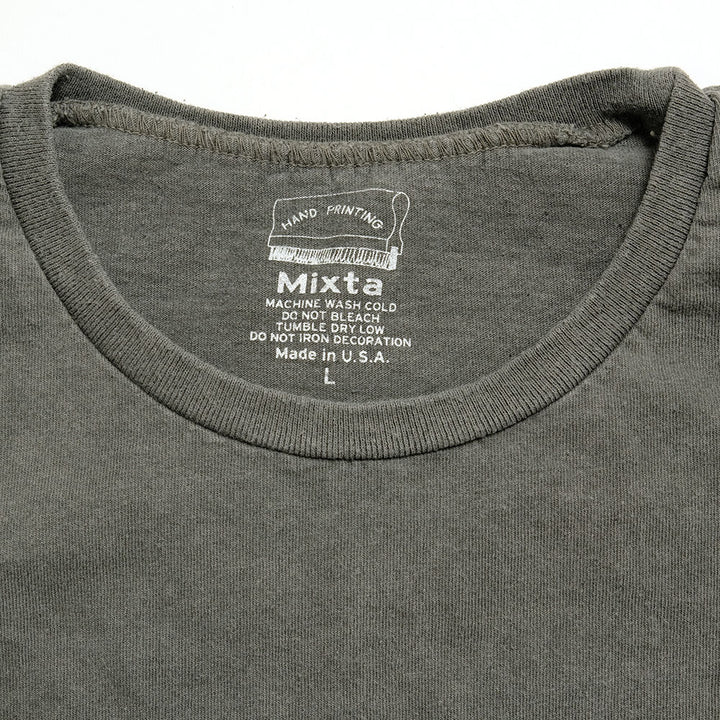 Mixta - CREW NECK PRINT TEE - BLACK BELT
