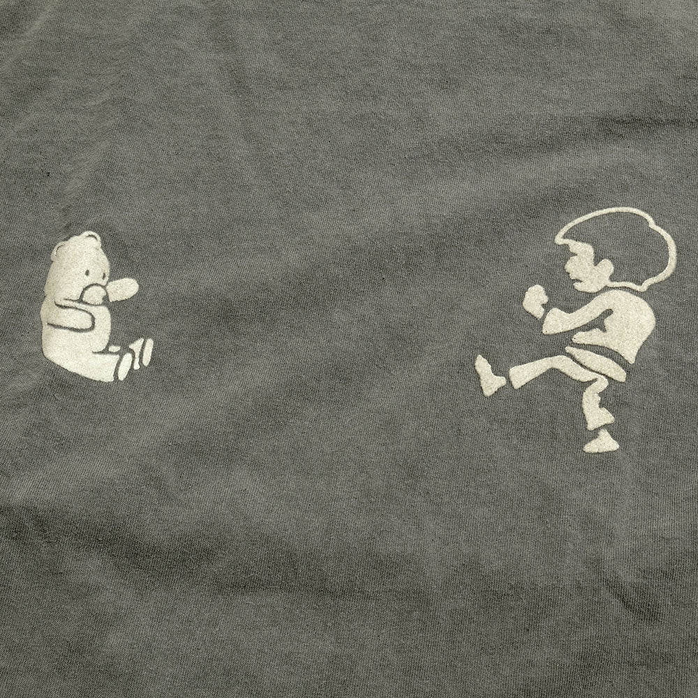 Mixta - CREW NECK PRINT TEE - BLACK BELT