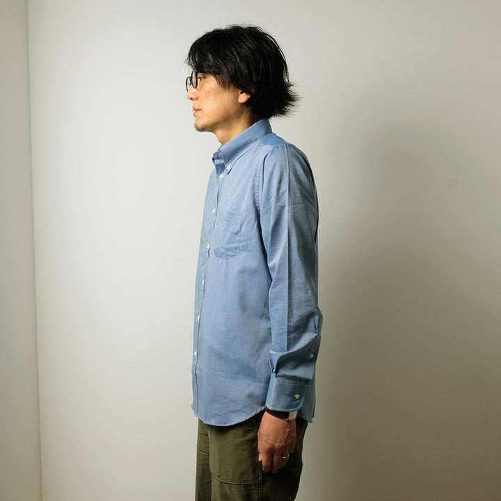 INDIVIDUALIZED SHIRTS - CHAMBRAY L/S STANDARD FIT B.D. SHIRTS