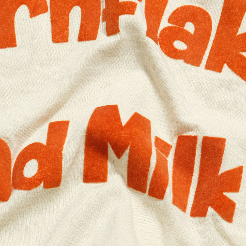Mixta - CREW NECK PRINT TEE - CORNFLAKE AND MILK