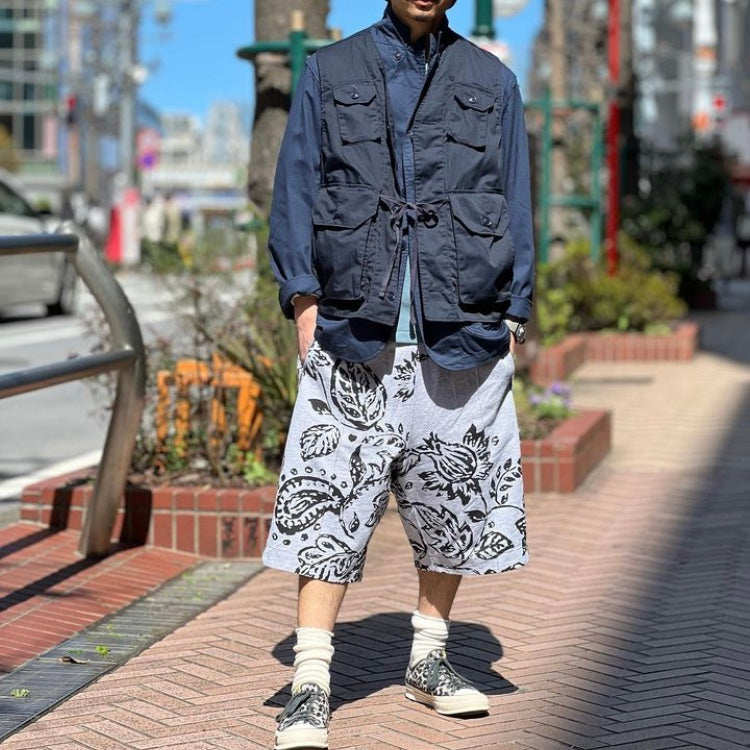 Engineered Garments - BB Short - Floral Printed French Terry - MP111
