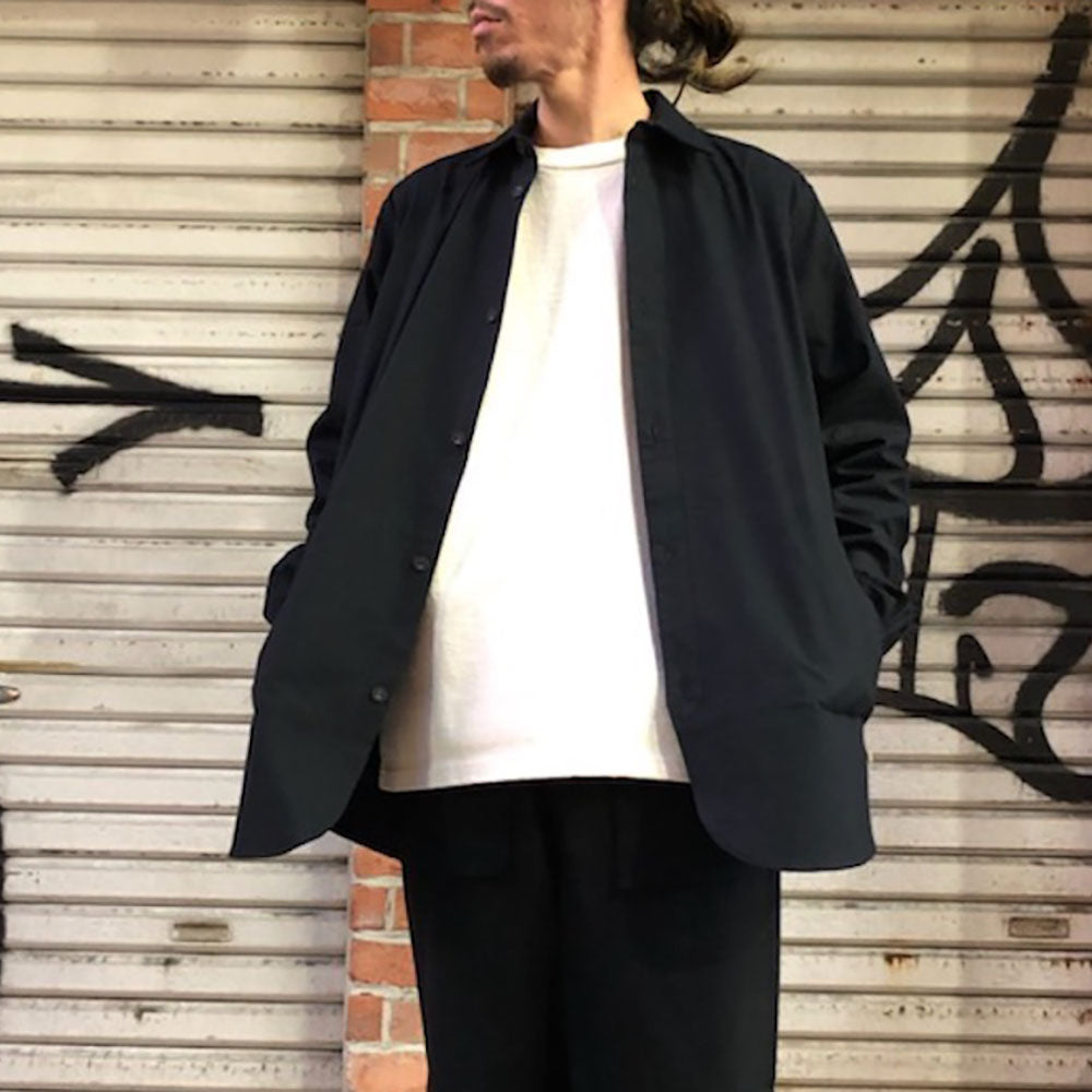 FRANK LEDER - 60’s Vintage Bedsheet Shirt Jacket With Side Pocket