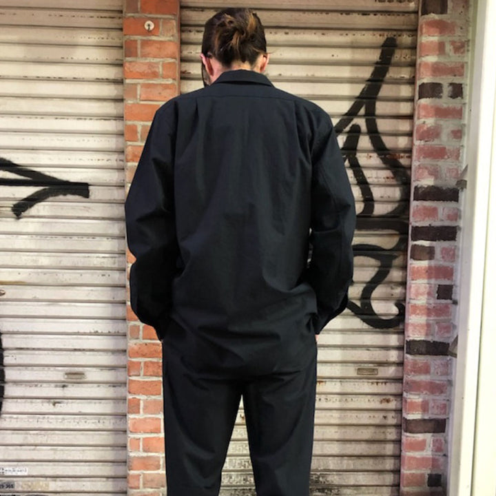 FRANK LEDER - 60’s Vintage Bedsheet Shirt Jacket With Side Pocket