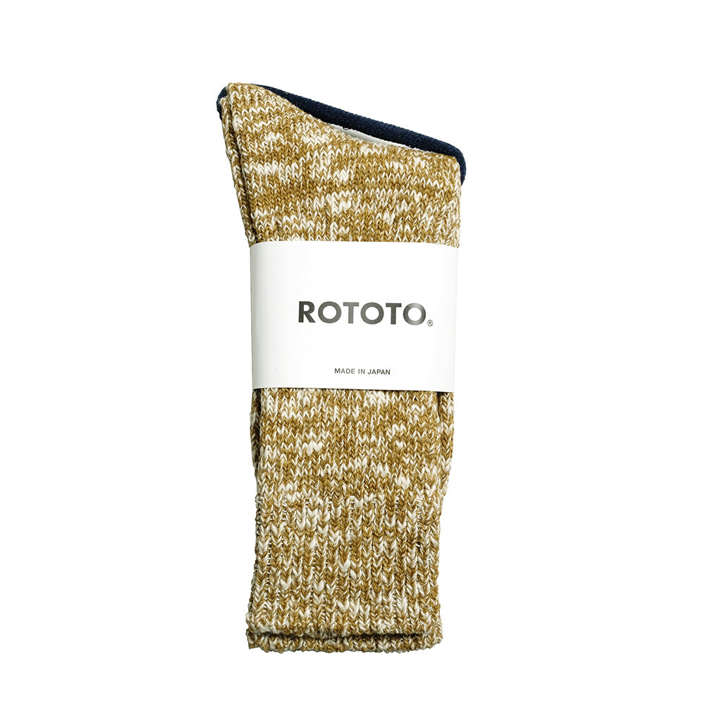 RoToTo - LOW GAUGE SLUB CREW SOCKS