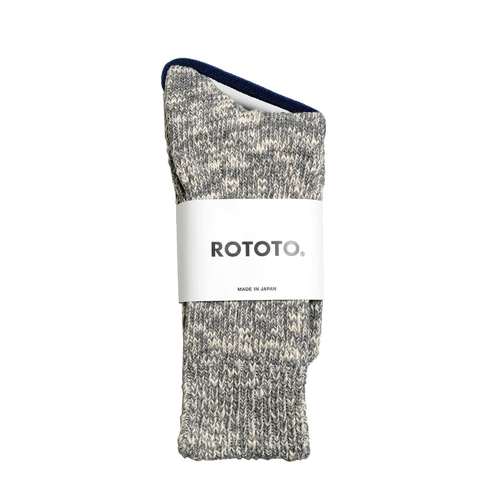RoToTo - LOW GAUGE SLUB CREW SOCKS