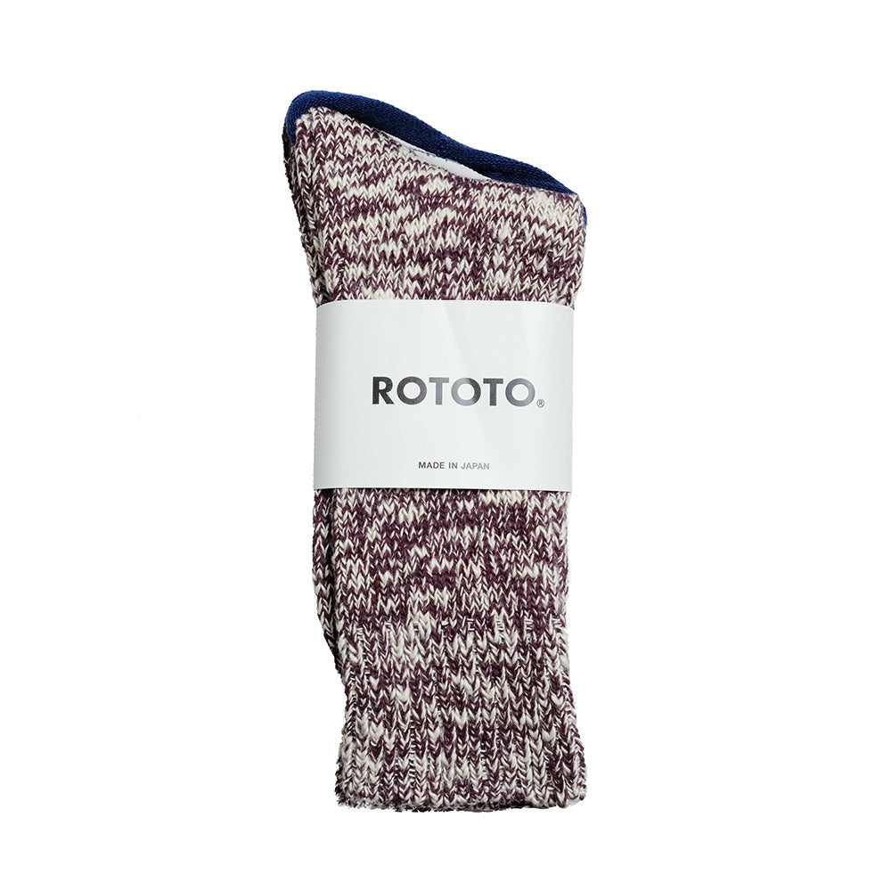 RoToTo - LOW GAUGE SLUB CREW SOCKS