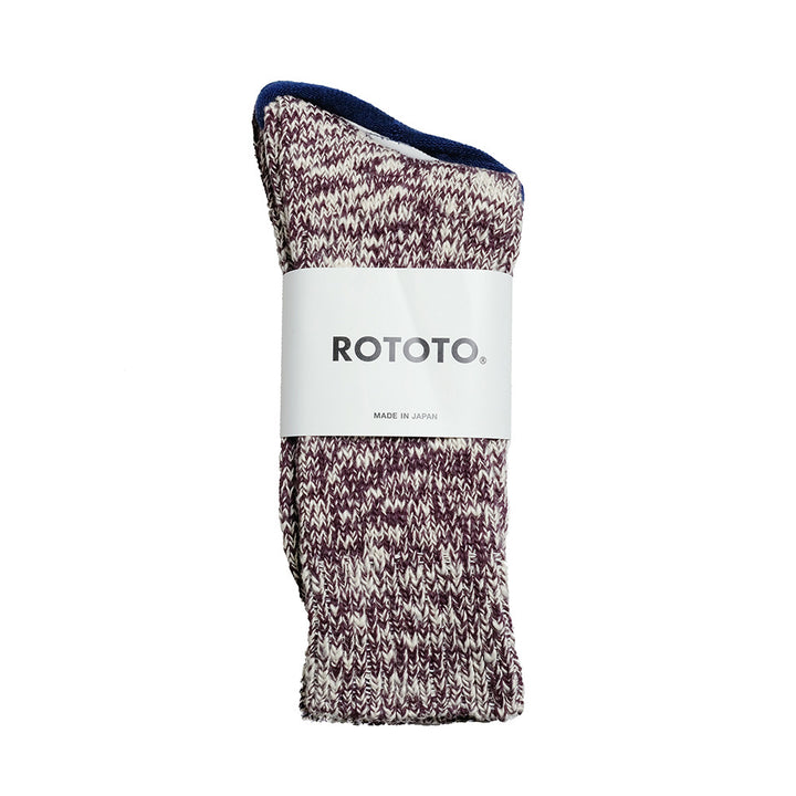 RoToTo - LOW GAUGE SLUB CREW SOCKS