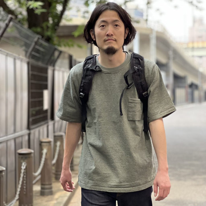 Jackman - SUN HOUSE Exclusive Item - Dotsume Pocket T-Shirt