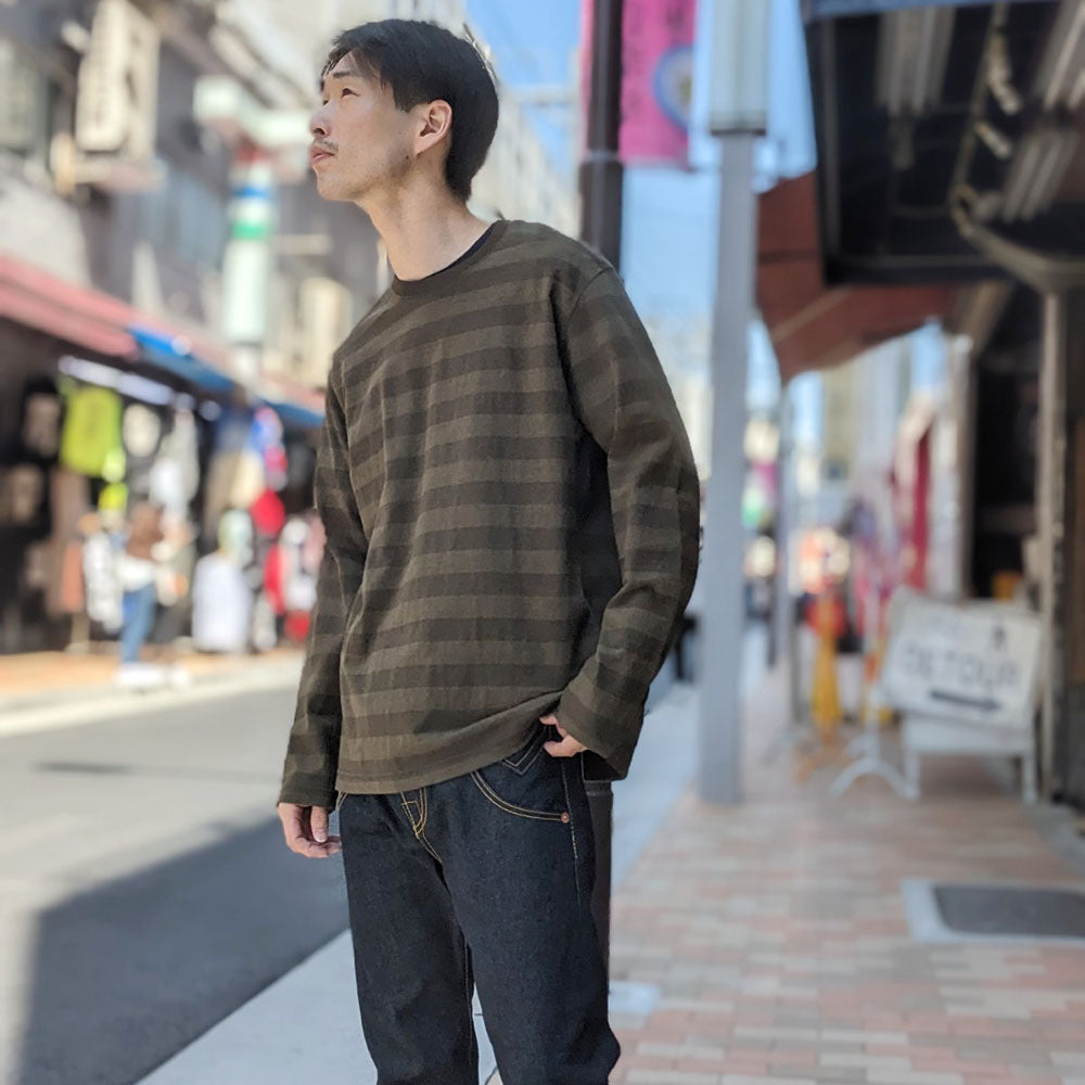 JUNYA WATANABE MAN - BORDER T-SHIRT - WK-T008-051