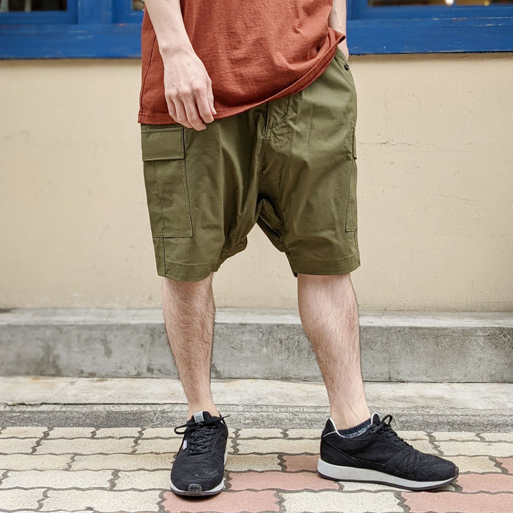 JUNYA WATANABE MAN - コットン リップストップ サルエル カーゴ ショーツ