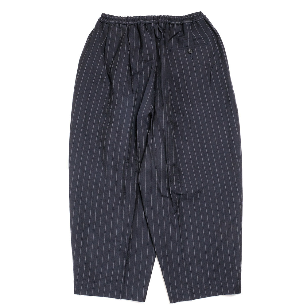 HAVERSACK -  Wool Linen Pinstripe Easy Pants