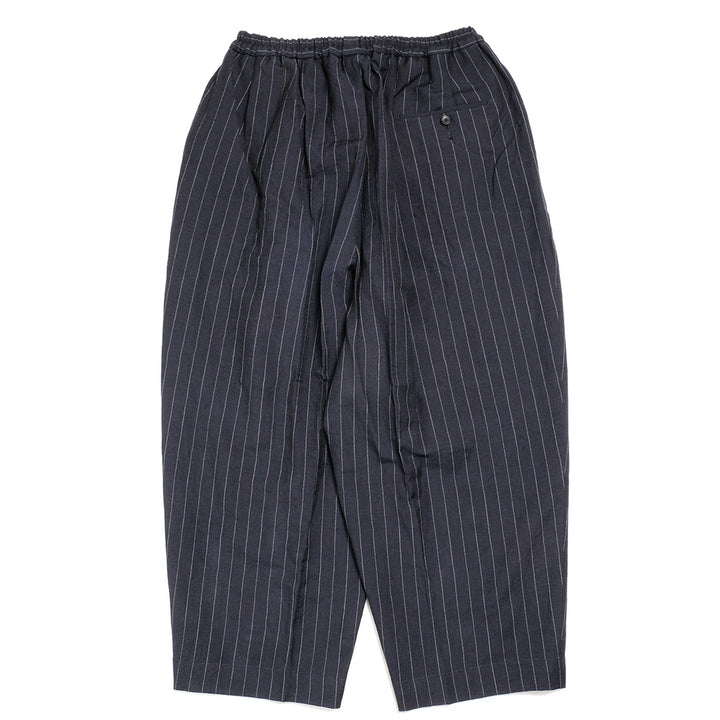 HAVERSACK -  Wool Linen Pinstripe Easy Pants