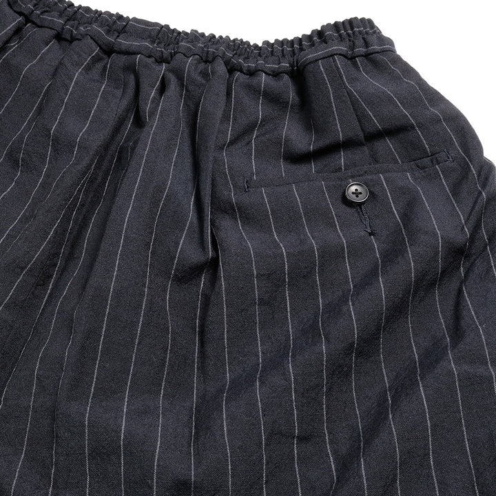 HAVERSACK -  Wool Linen Pinstripe Easy Pants