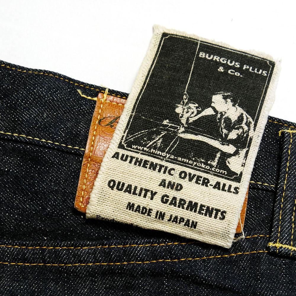 BURGUS PLUS - Lot.955 14.5oz Natural Indigo Selvedge Jeans 1955 Model -