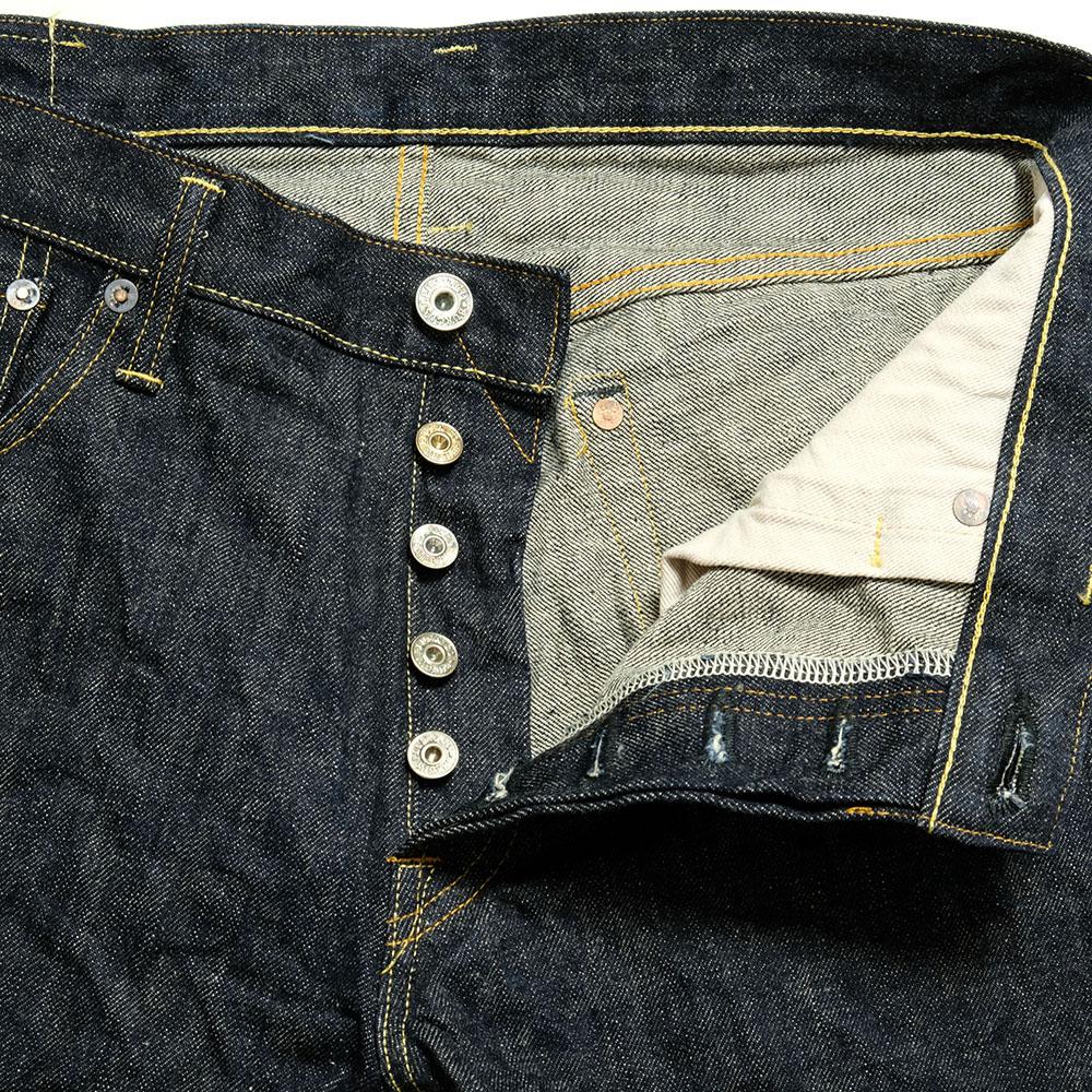 BURGUS PLUS - Lot.955 14.5oz Natural Indigo Selvedge Jeans 1955 Model -