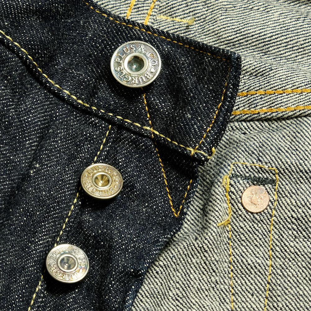 BURGUS PLUS - Lot.955 14.5oz Natural Indigo Selvedge Jeans 1955 Model -