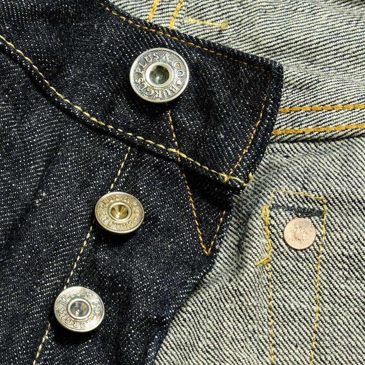 BURGUS PLUS - Lot.955 14.5oz Natural Indigo Selvedge Jeans 1955 Model -
