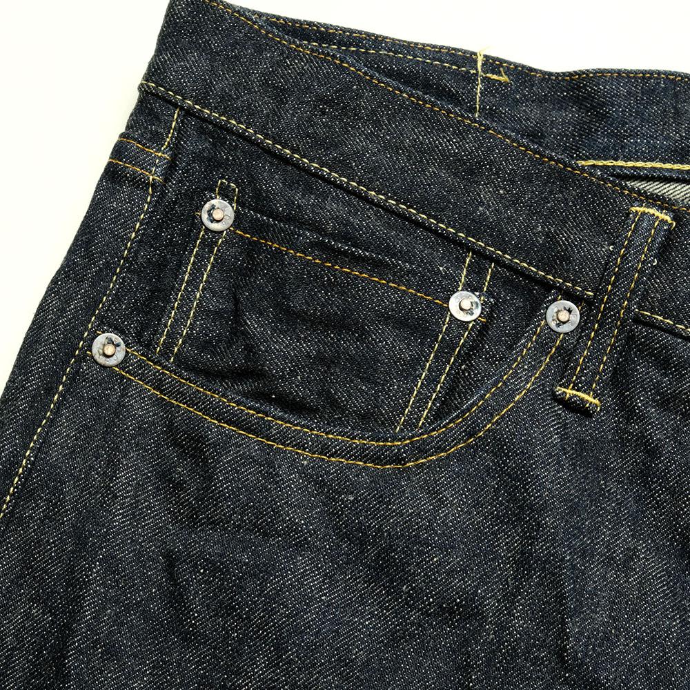 BURGUS PLUS - Lot.955 14.5oz Natural Indigo Selvedge Jeans 1955 Model -