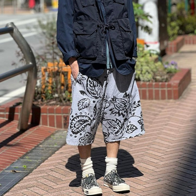 Engineered Garments - BB Short - Floral Printed French Terry - MP111