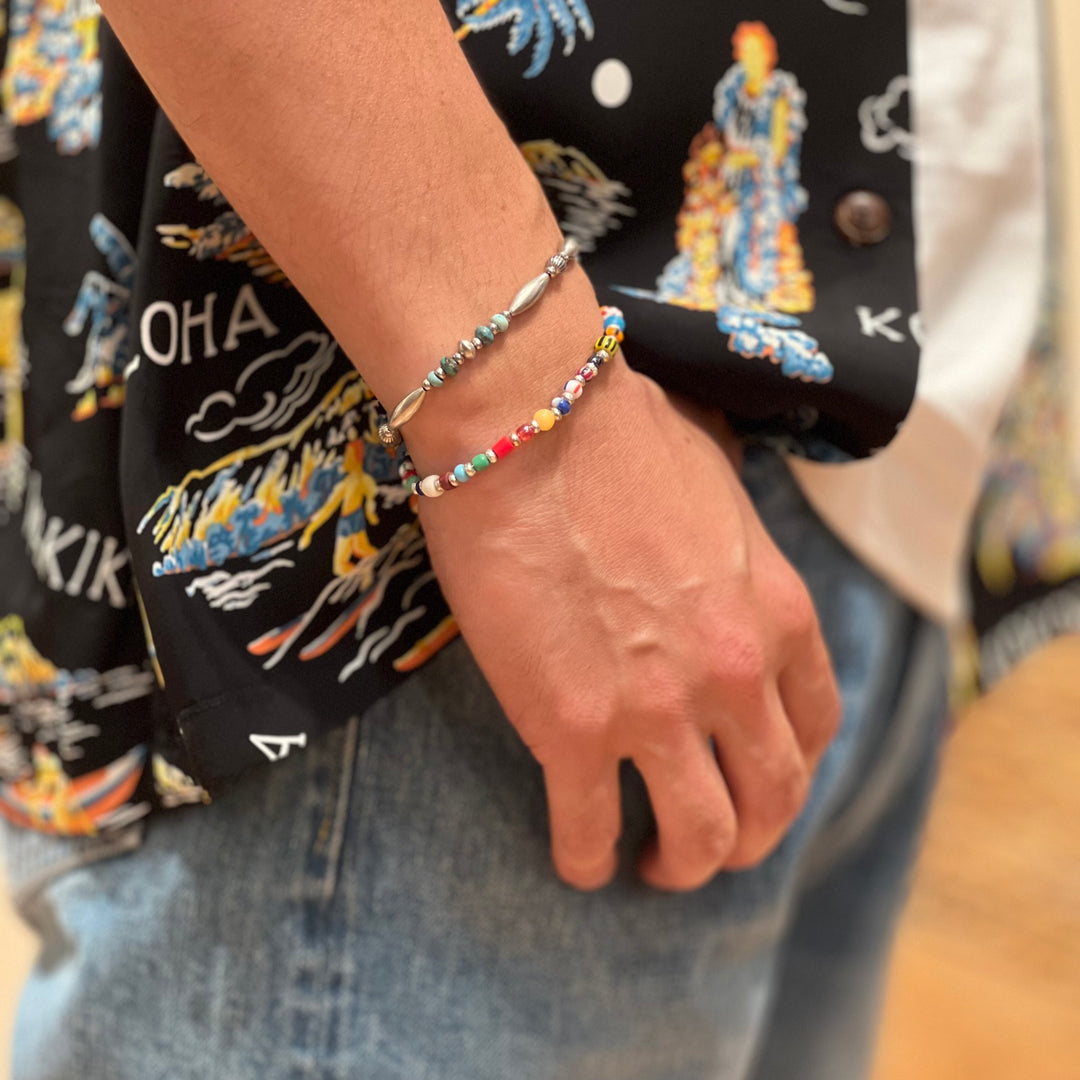 SunKu - Christmas & Silver Beads Bracelet - SK-038