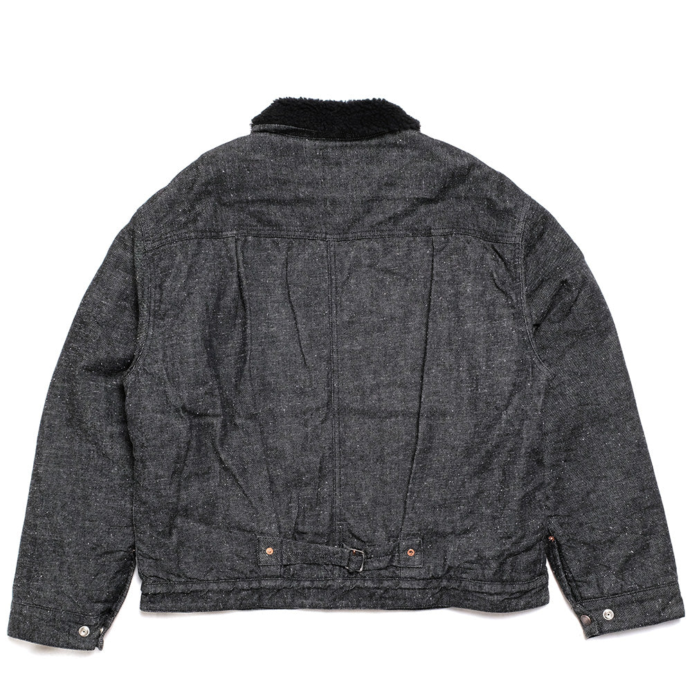 GOLD - RECYCLED WASTE SUVIN COTTON YARN 11oz. DENIM RANCH JACKET - GL15107