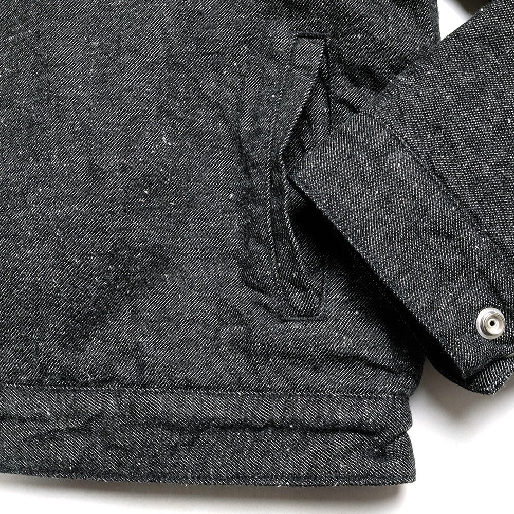 GOLD - RECYCLED WASTE SUVIN COTTON YARN 11oz. DENIM RANCH JACKET - GL15107
