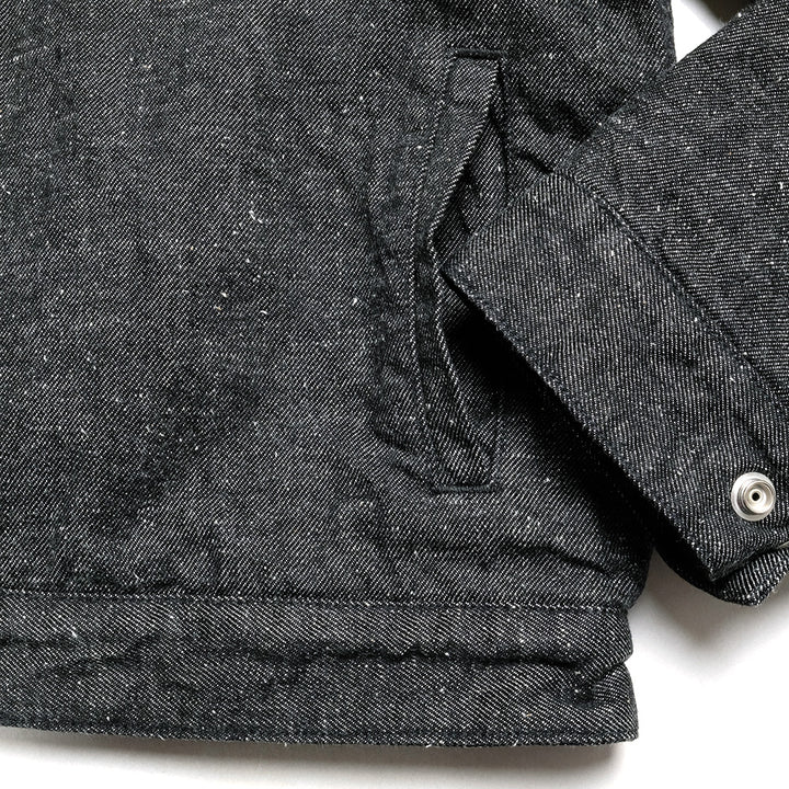 GOLD - RECYCLED WASTE SUVIN COTTON YARN 11oz. DENIM RANCH JACKET - GL15107